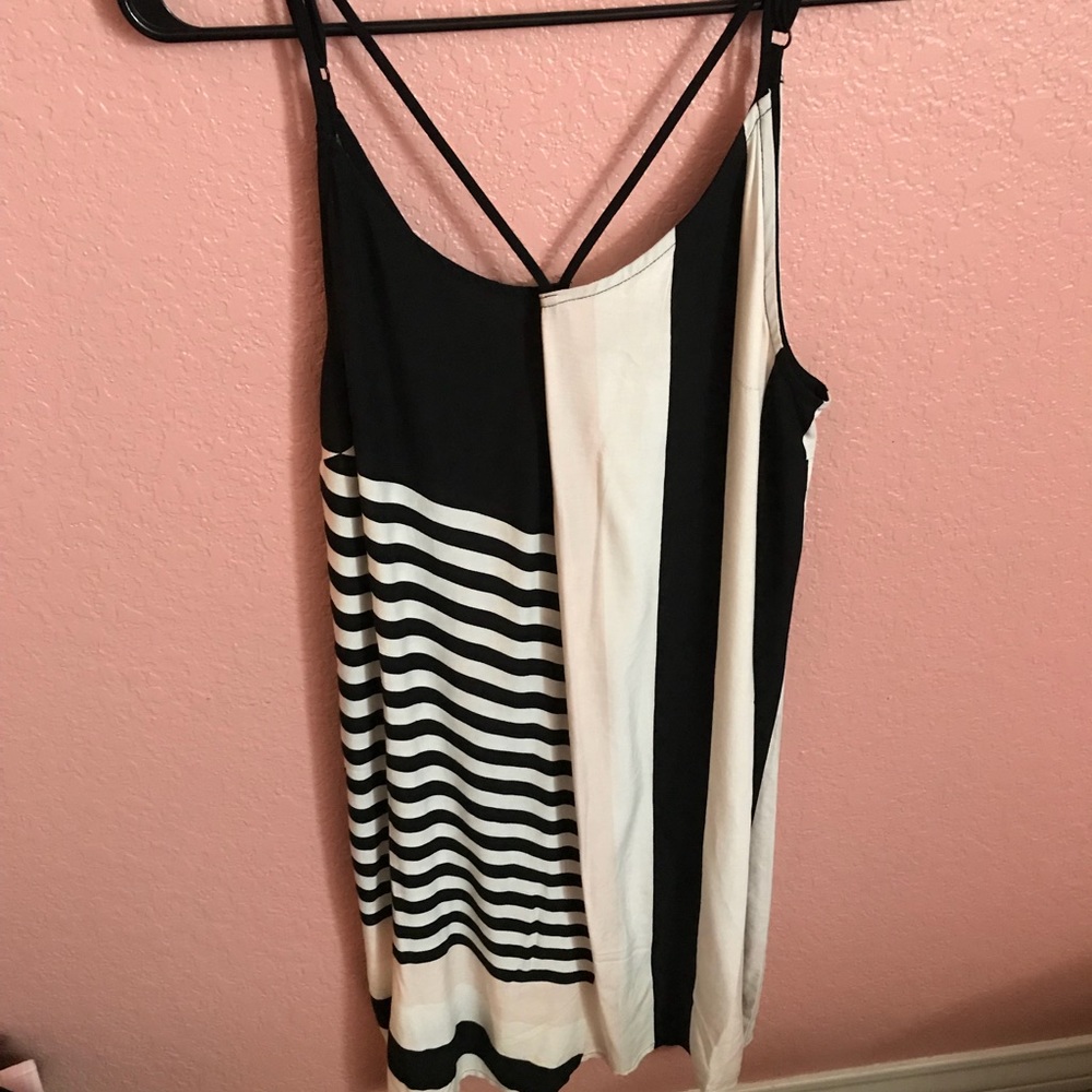 geometric print dress